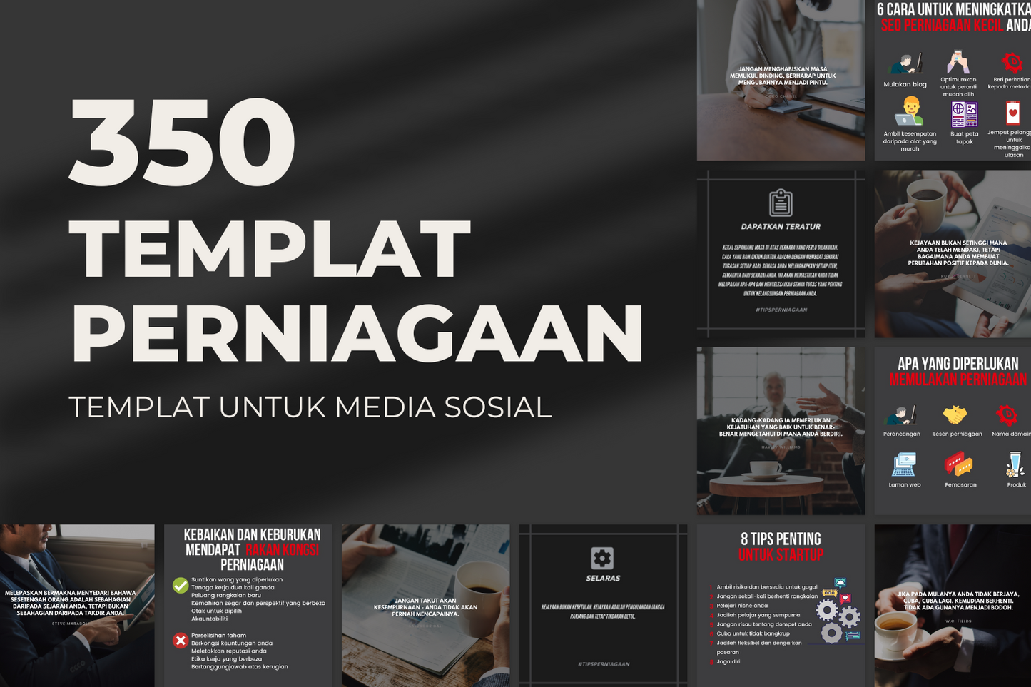 350 Templat Perniagaan